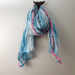 Blue n Pink Scarf cover